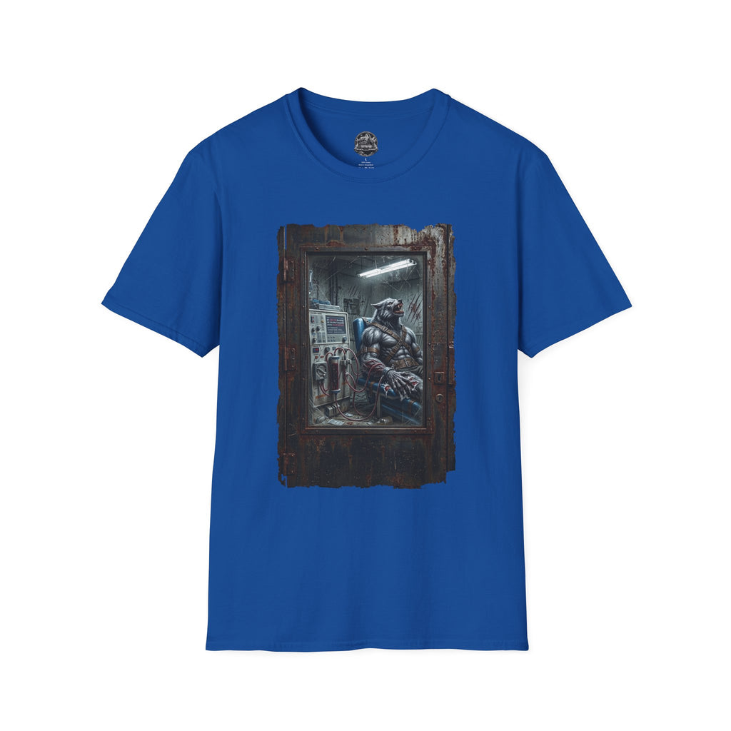 Dialysis After Dark: The Lunar Patient Werewolf Horror T-Shirt | Spooky Dialysis Tech Halloween Shirt