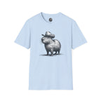 Cowboy Capybara T-Shirt — Cute Western Animal Graphic Tee