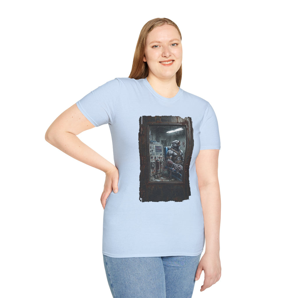 Dialysis After Dark: The Lunar Patient Werewolf Horror T-Shirt | Spooky Dialysis Tech Halloween Shirt