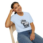 Cowboy Capybara T-Shirt — Cute Western Animal Graphic Tee