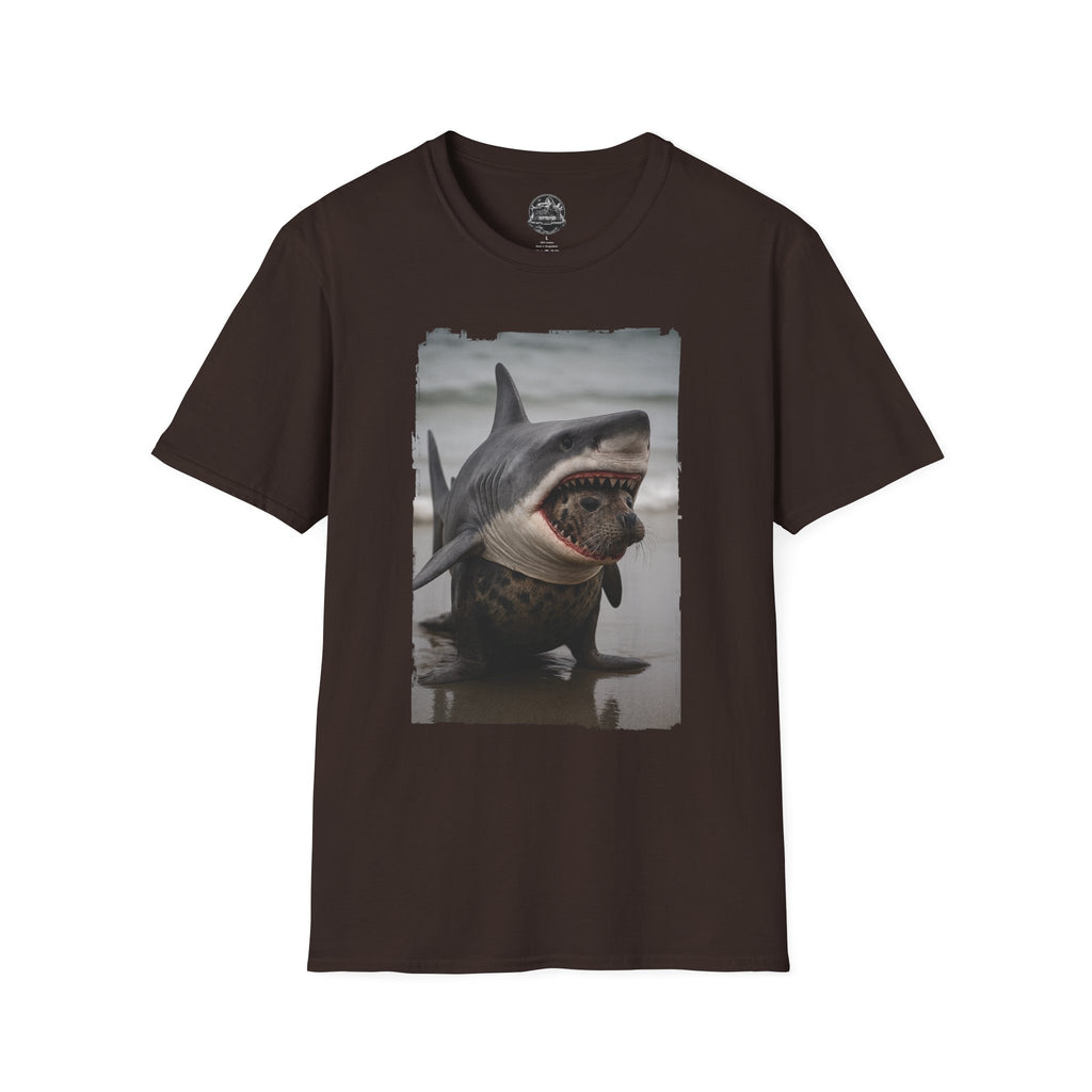 Seal in Shark’s Clothing | Funny Ocean Animal Graphic Tee | Quirky Marine Life Shirt | Creature Features Collection