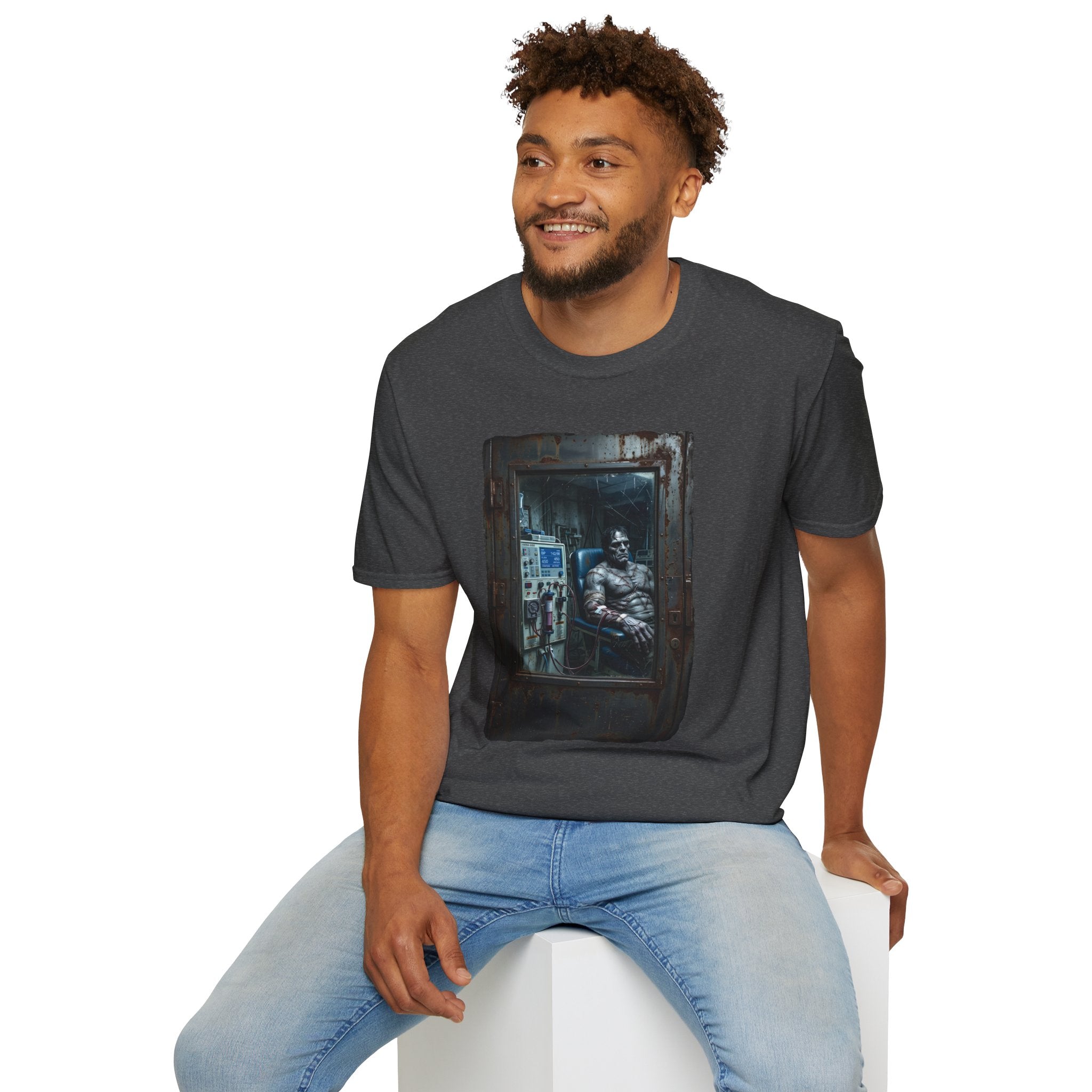 The Patchwork Patient Horror T-Shirt | Spooky Dialysis Tech Halloween Shirt