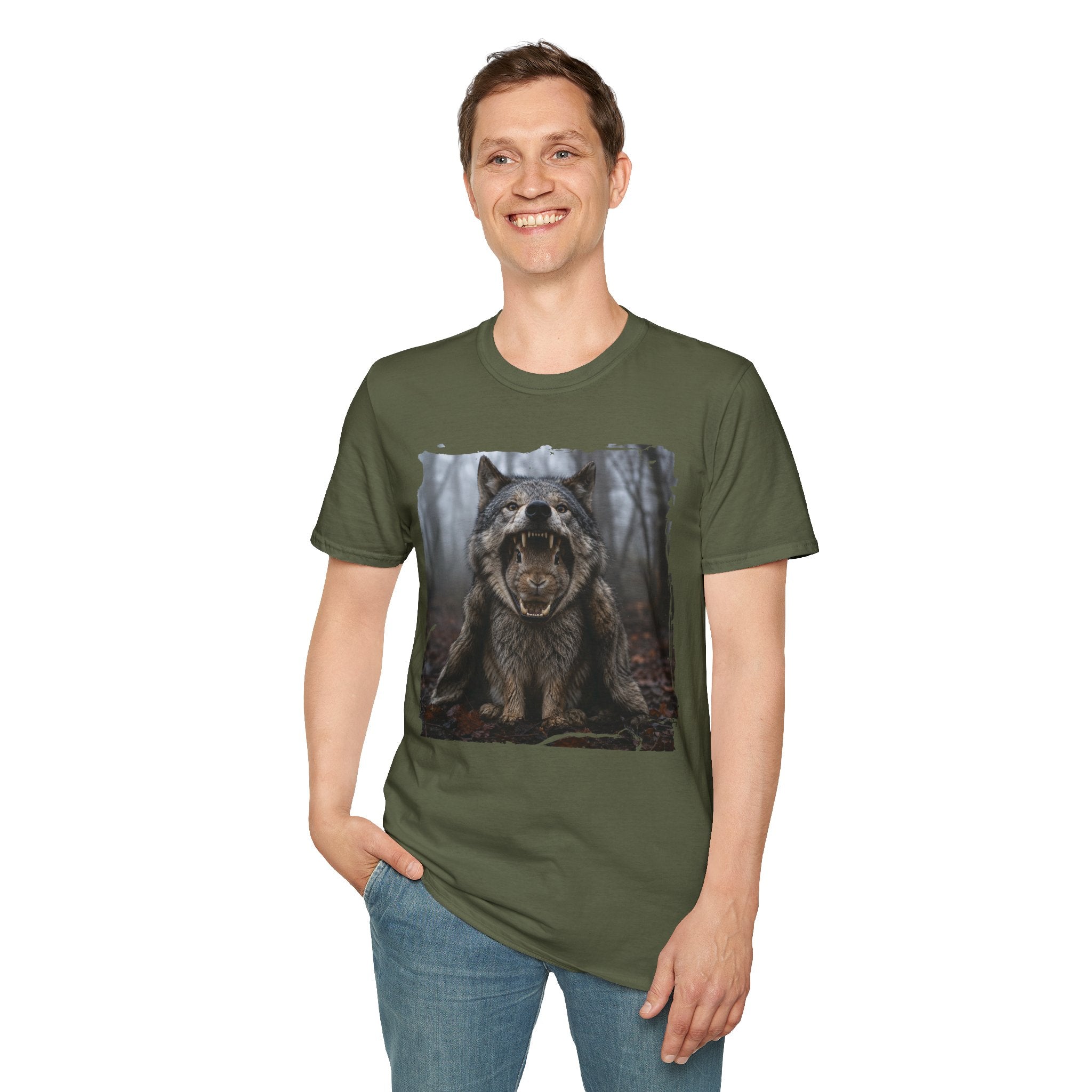 Wolf Roar T-Shirt — Fierce Forest Wildlife Graphic Tee