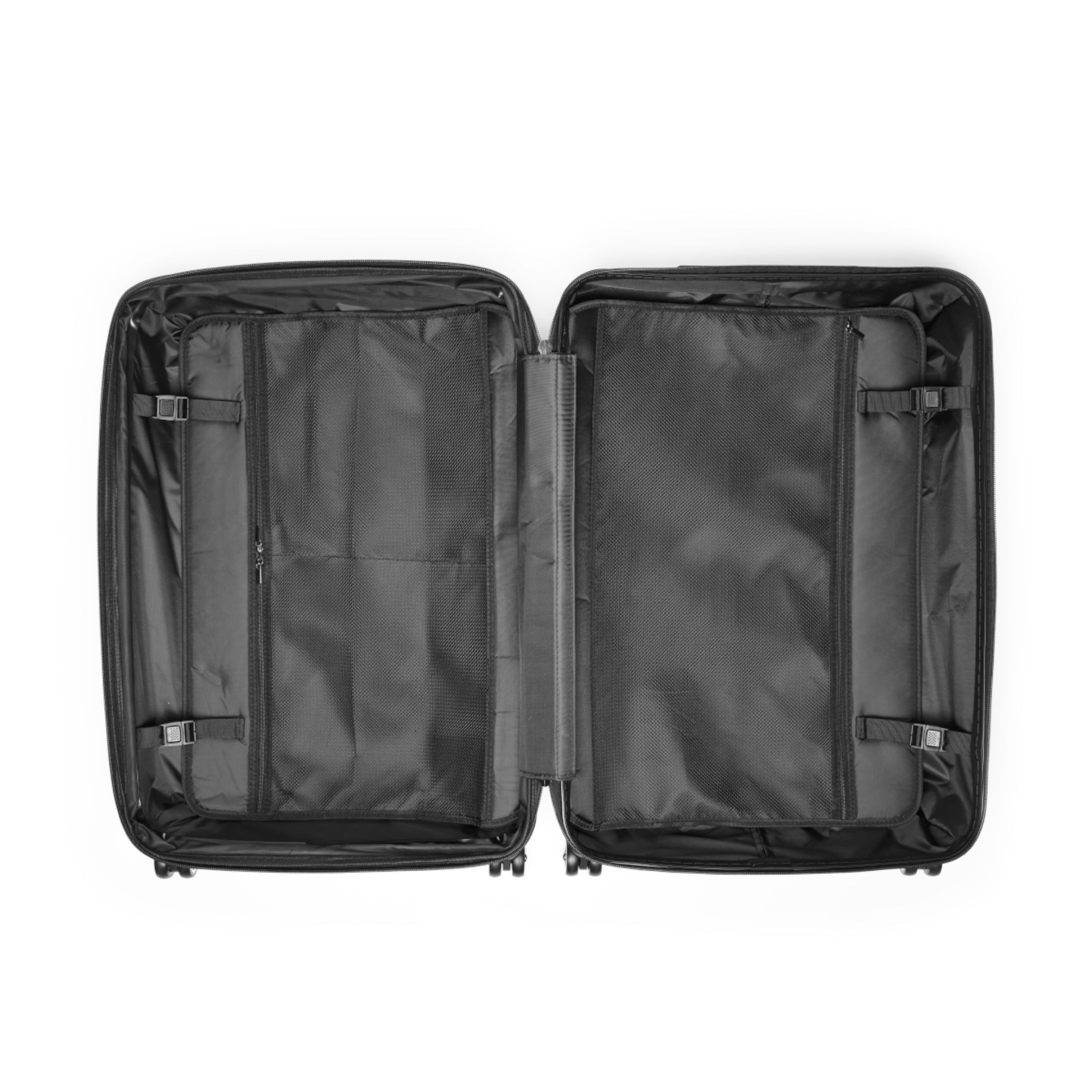 Floral Blue Bloom Suitcase – Luggage Cover with Large 3D Flower Design