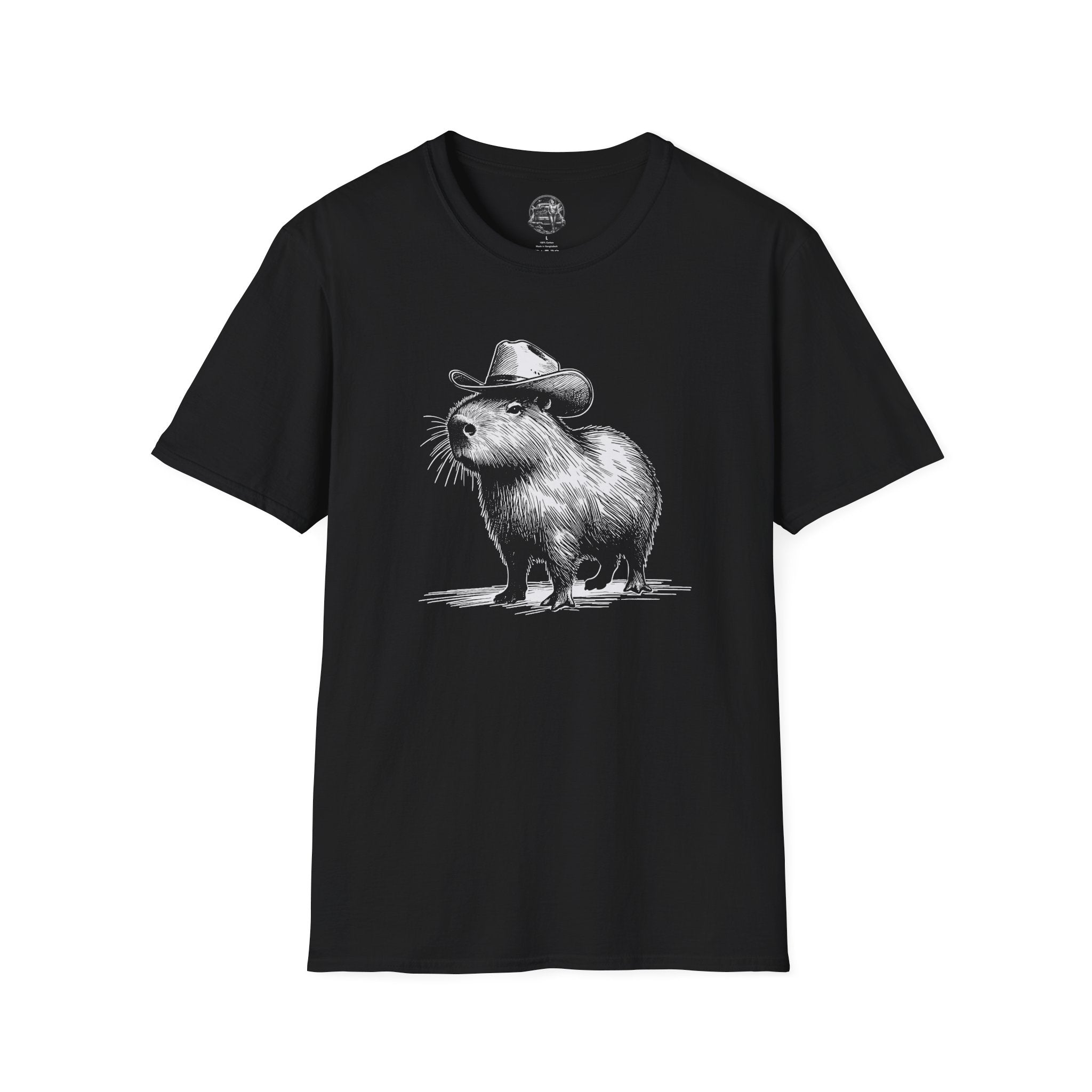 Cowboy Capybara T-Shirt — Funny Western Animal Graphic Tee