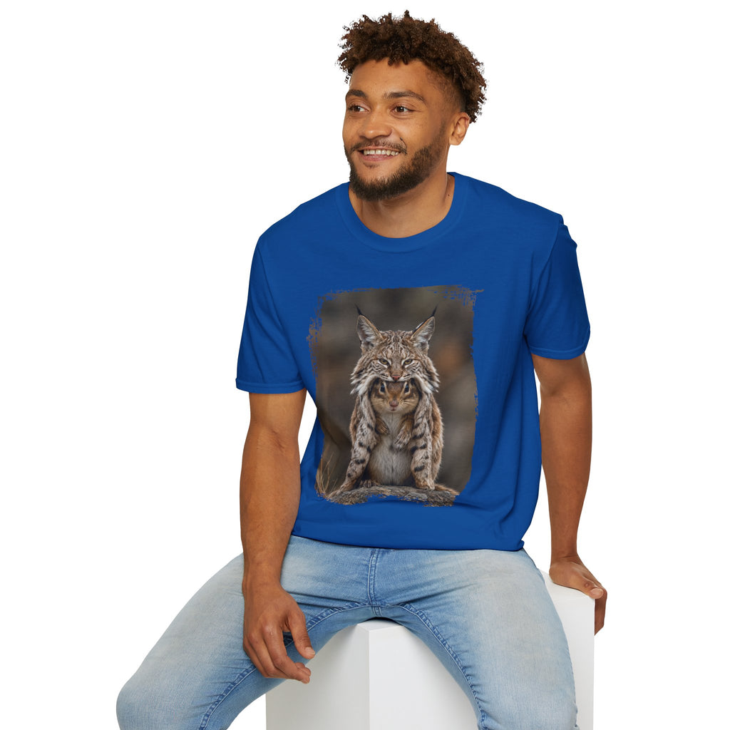 Lynx Portrait T-Shirt — Wild Cat Graphic Tee