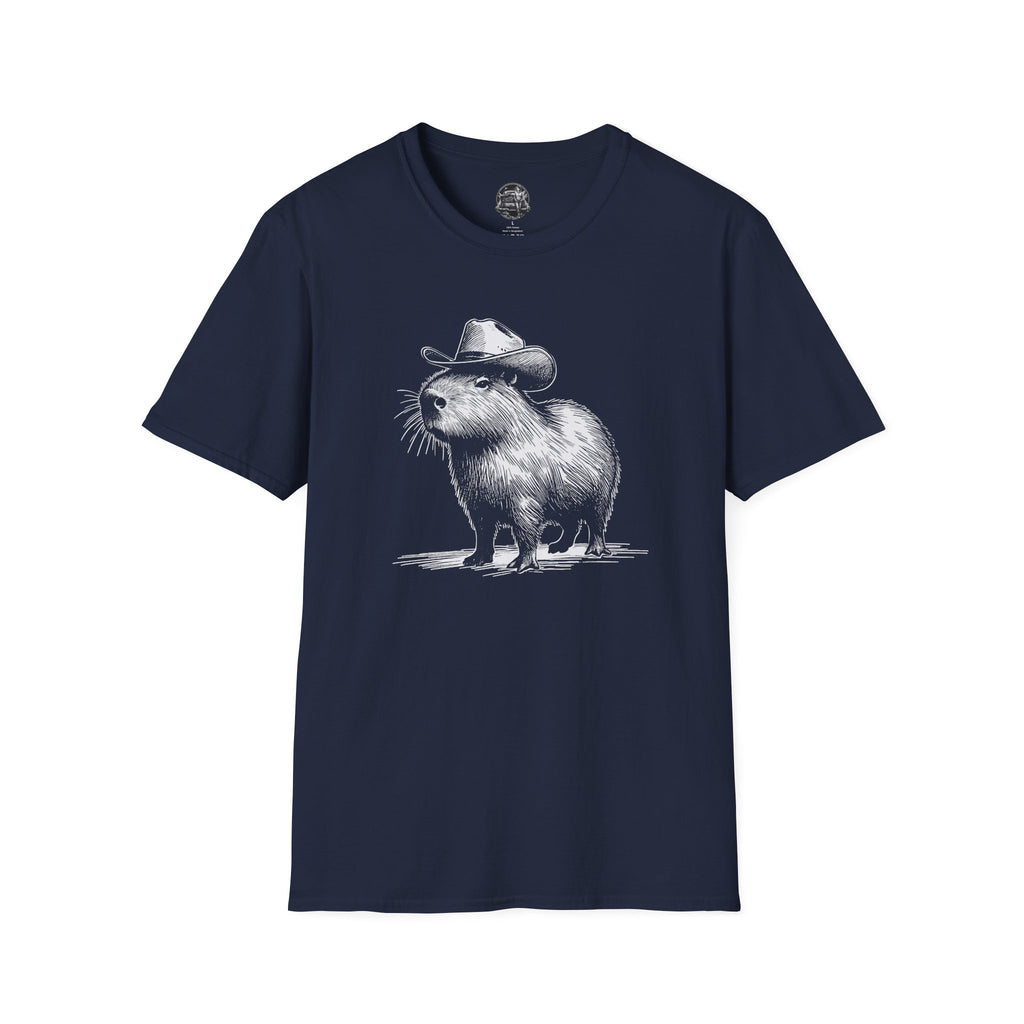 Cowboy Capybara T-Shirt — Funny Western Animal Graphic Tee