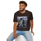 Orca & Penguin Graphic T‑Shirt — Cute Antarctic Wildlife Tee