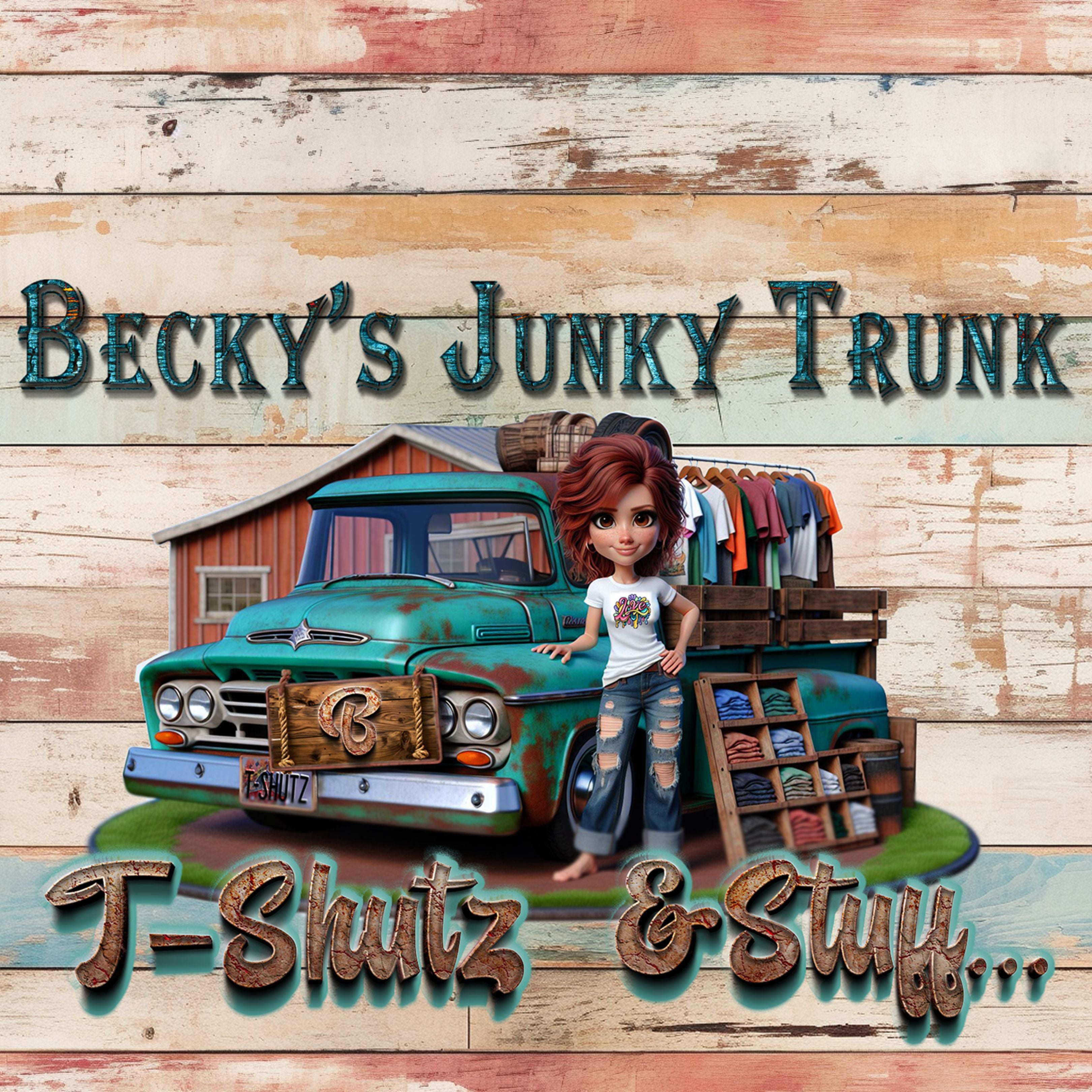 Becky's Junky Trunk T-Shutz and Stuff – Becky's Junky Trunk T-Shutz & Stuff